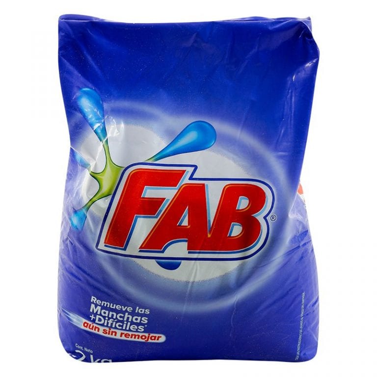 FAB Detergente en Polvo (1,800 g) – Green Co. Fresh Food Market